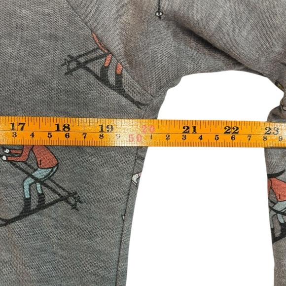Chaser Vintage Ski Print Sweatshirt Size Medium - Picture 10 of 12